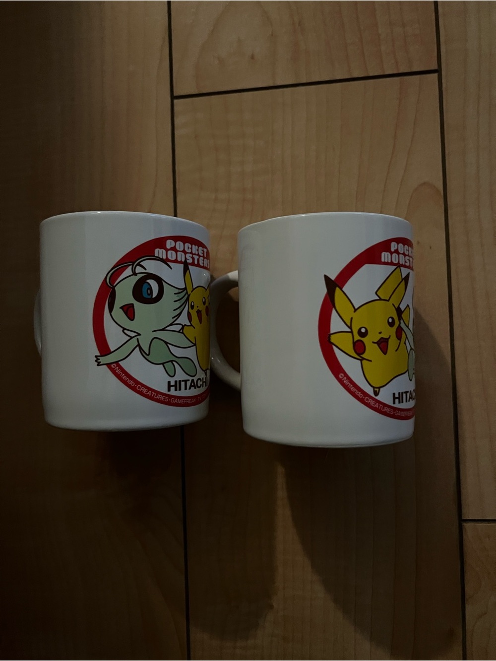 Pokemon Pocket Monsters Hitachi Nintendo GameFreak Japan Exclsuive Mug Set Of 2